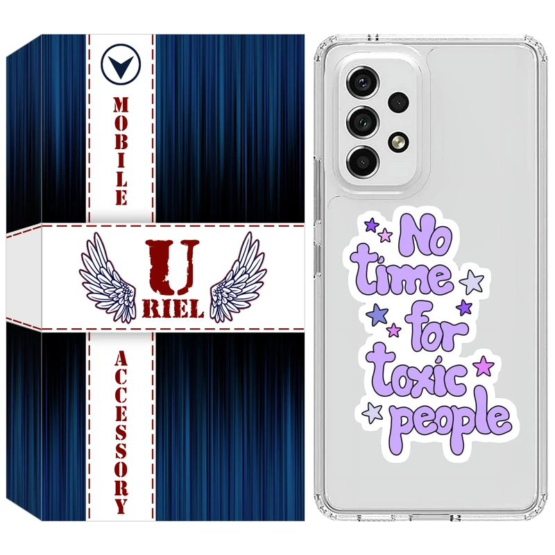 کاور یوریل مدل Clear کد 97 طرح Toxic مناسب برای گوشی موبایل سامسونگ Galaxy A33