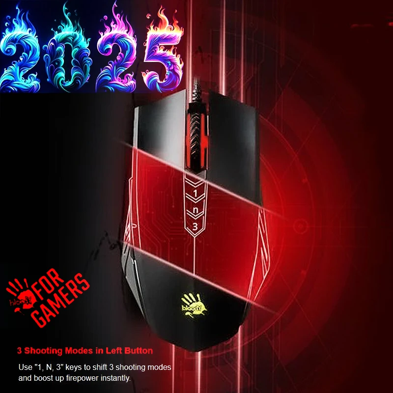 عکس شماره 12 : ماوس مخصوص بازی بلادی مدل a7o_matte _activated