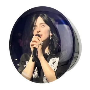 آینه جیبی خندالو طرح بیلی آیلیش Billie Eilish مدل تاشو کد 19162 