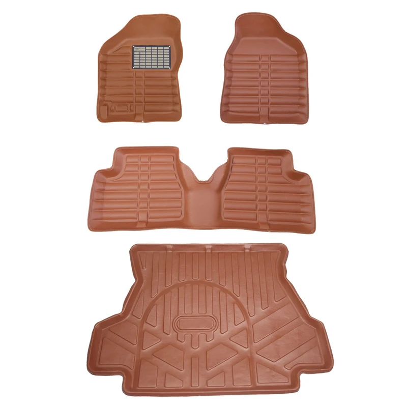 کفپوش سه بعدی خودرو لوکس سهیل مدل LS مناسب برای ساینا به همراه کفپوش صندوق