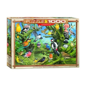 پازل 1000 تکه یوروگرافیکس پازلز مدل Garden Birds كد 60000967