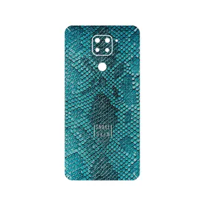 MAHOOT Blue Snake Skin Cover Sticker for Xiaomi Redmi Note 9