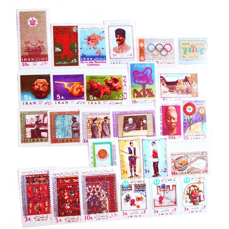 تمبر یادگاری سری سال 1356 بسته 27 عددی