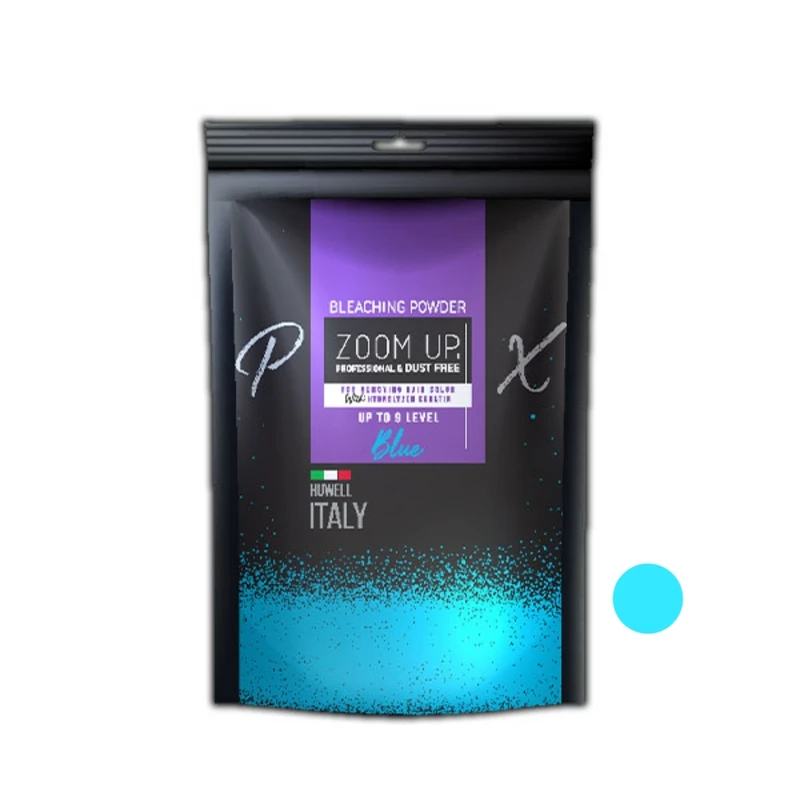 پودر دکلره زوم آپ مدل 01 وزن 500 گرم رنگ آبی