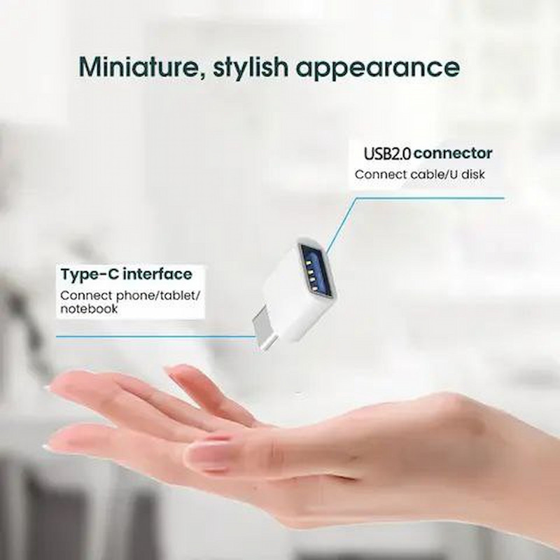 مبدل USB به USB-C مدل OTG-8PIN