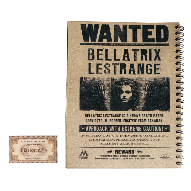 دفتر یادداشت بیگای استودیو مدل بلاتریکس لسترنج به همراه بوک مارک