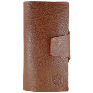 کیف پول چرم طبیعی چهارنظم مدل 15004