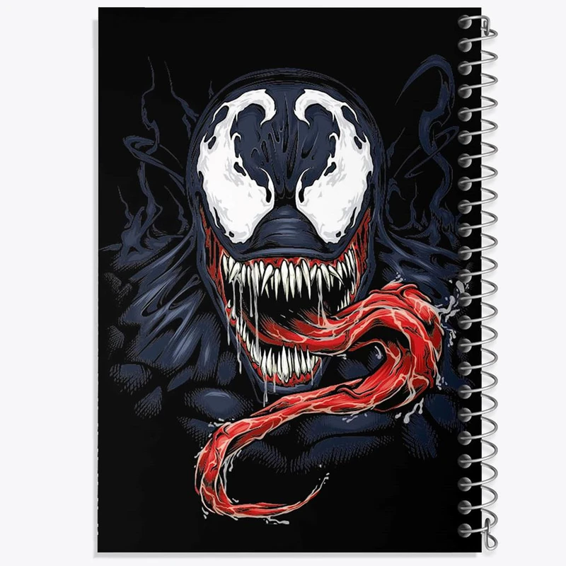 دفتر لیست خرید 50 برگ خندالو طرح ونوم Venom کد 27324