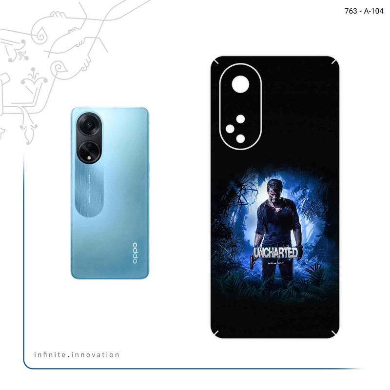 برچسب پوششی ماهوت مدل Uncharted Game Series مناسب برای گوشی موبایل اپو A98
