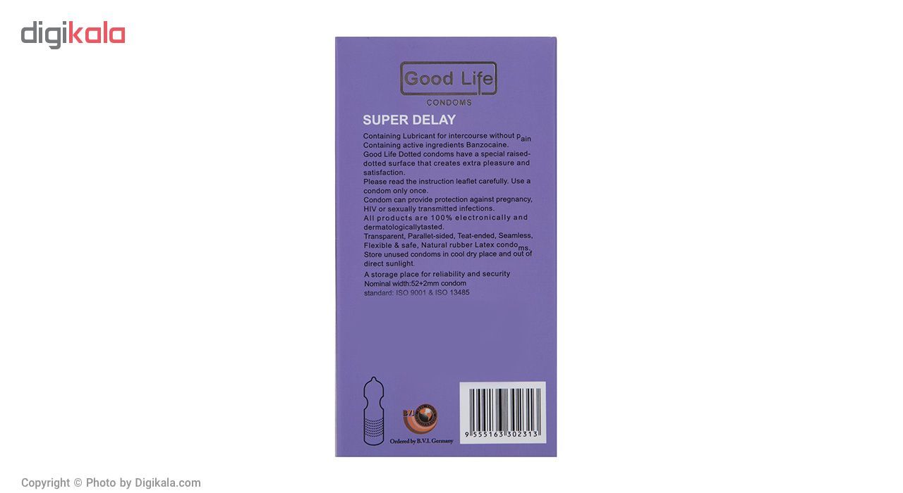 کاندوم گودلایف مدل Super Delay بسته 12 عددی -  - 3