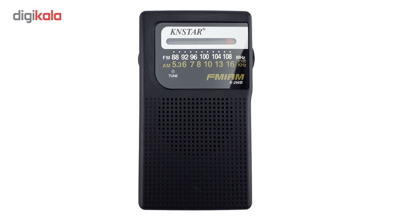 رادیو جیبی 2 باند شارژی کی ان استار مدل K-266B رادیو جیبی 2 باند شارژی کی ان استار مدل K-266B