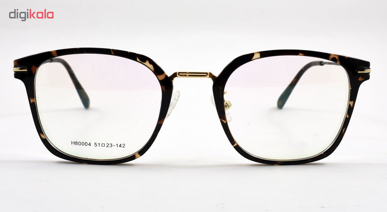 فریم عینک طبی مدل Tr90 Golden Bridge Leopard