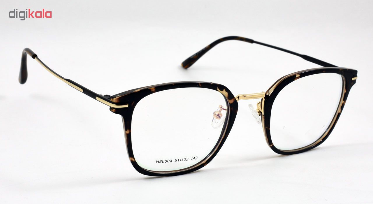 فریم عینک طبی مدل Tr90 Golden Bridge Leopard