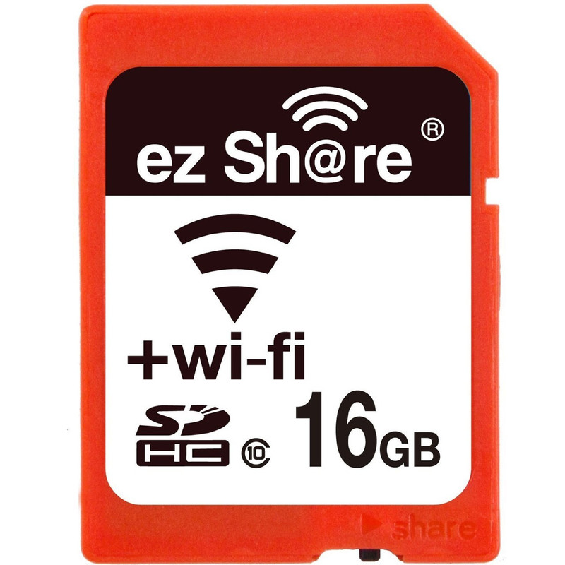 کارت حافظه SDHC ایزی شر کلاس 10 ظرفیت 16 گیگابایت همراه با Wifi