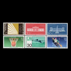 تمبر یادگاری مدل خارجی مجموعه 6 عددی 