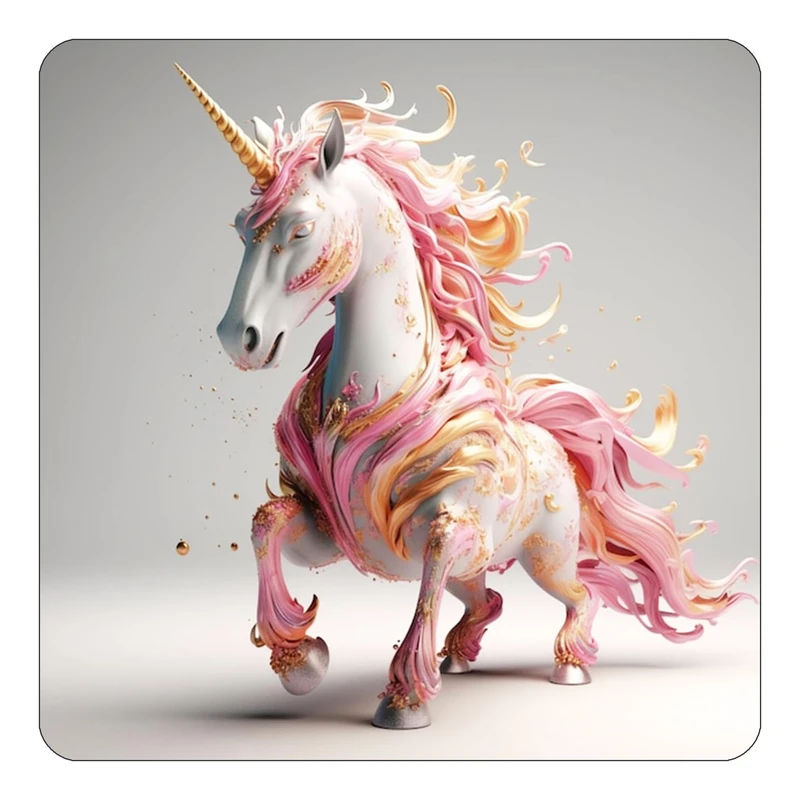 مگنت کاکتی طرح اسب تک شاخ و یونیکورن مدل mp33132