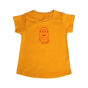 تی شرت آستین کوتاه دخترانه مدل مینیون کد Rd