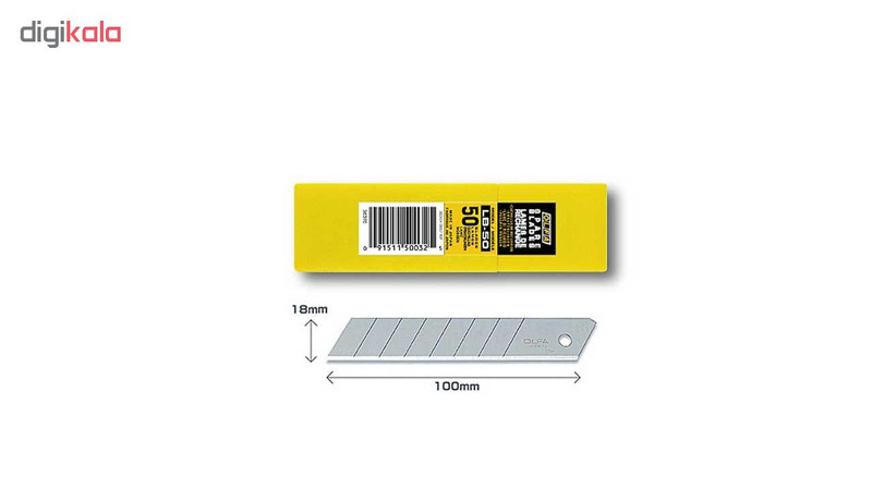 تیغ کاتر الفا کد LB-50 بسته 50 عددی