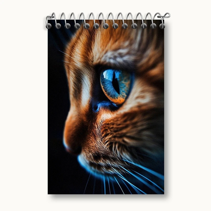 دفتر یادداشت 50 برگ خندالو مدل گربه (Cat) کد F981