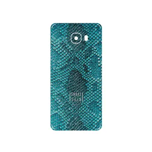 MAHOOT Blue Snake Skin Cover Sticker for Samsung Galaxy C7