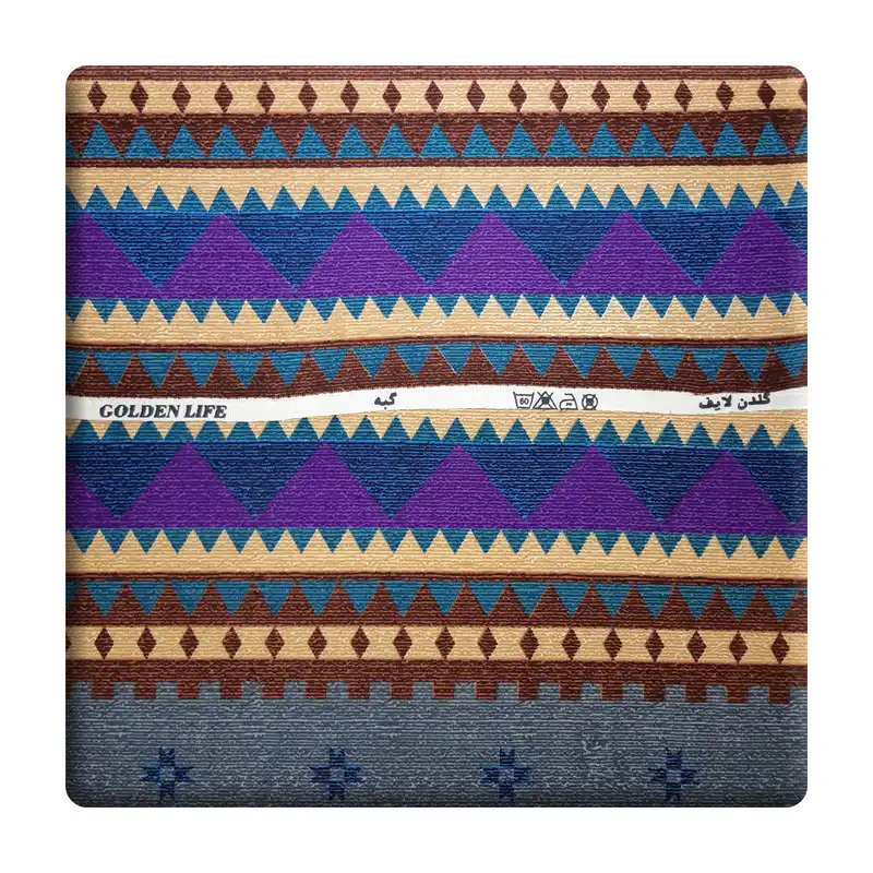 پارچه ملحفه گلدن لایف طرح گبه کد 4
