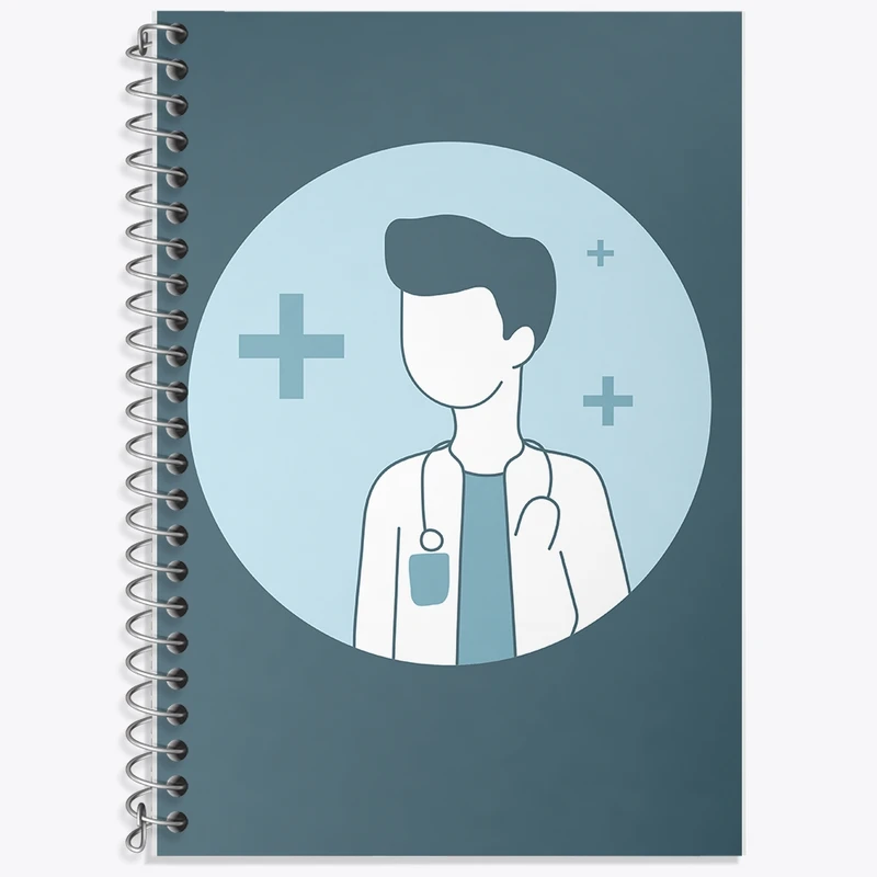 دفتر لغت 50 برگ خندالو طرح دکتر کد F2789