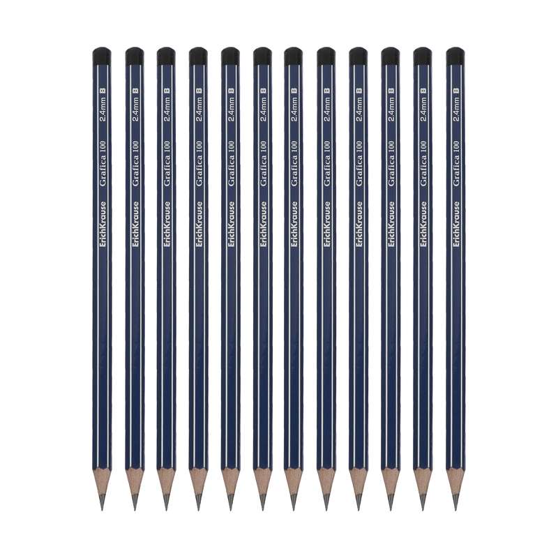 مداد مشکی اریک کراوزه مدل grafica 100 کد 32846 بسته 12 عددی