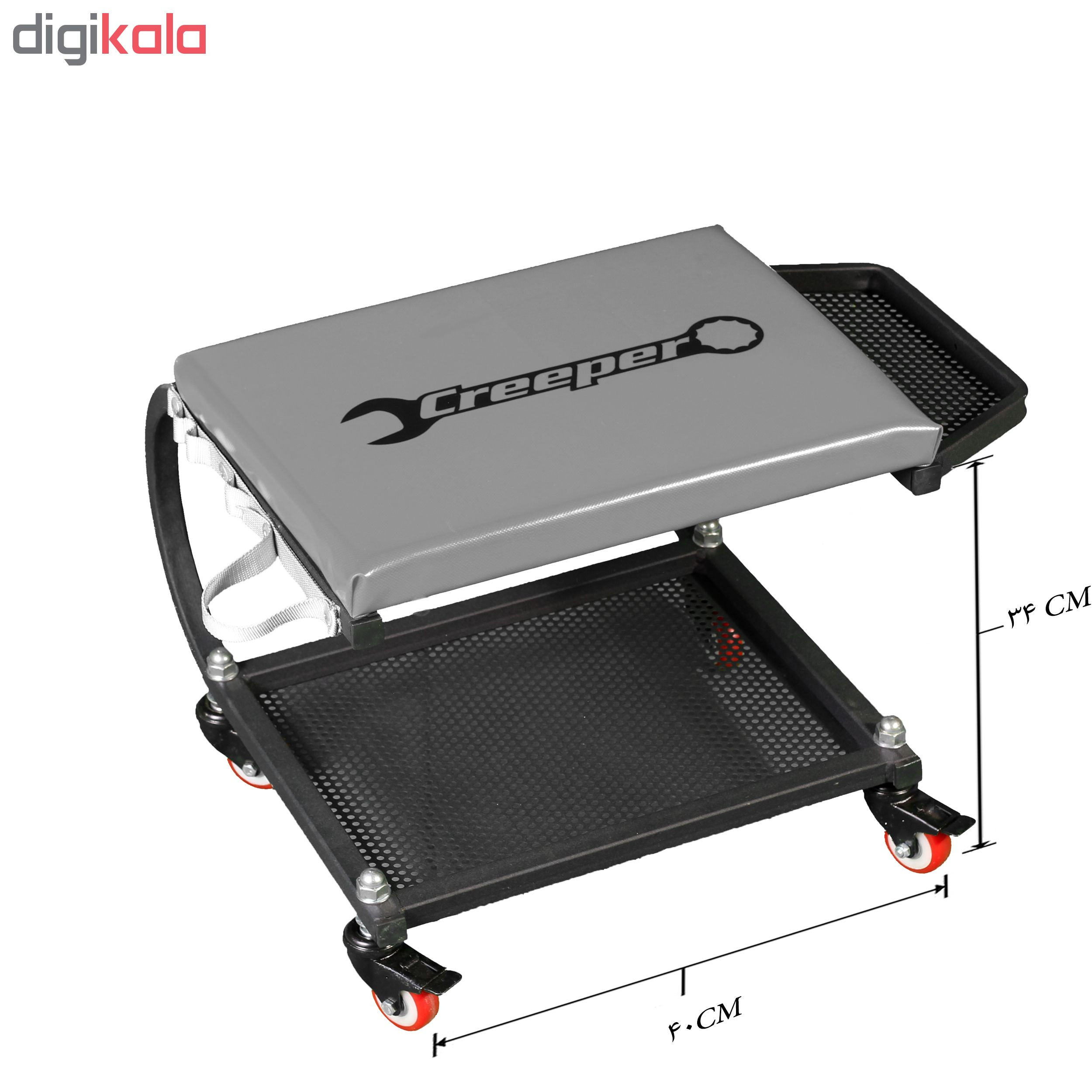 صندلی تعمیرگاهی کریپر مدل GreyUBox