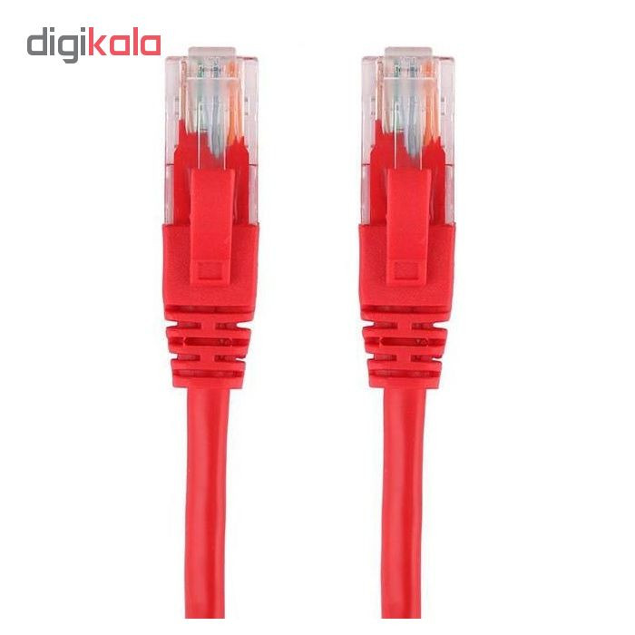 کابل شبکه CAT6 مدل NV10-6 رنگ قرمز