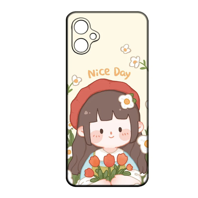 کاور طرح دخترانه کد 041 مناسب برای گوشی موبایل سامسونگ Galaxy A06