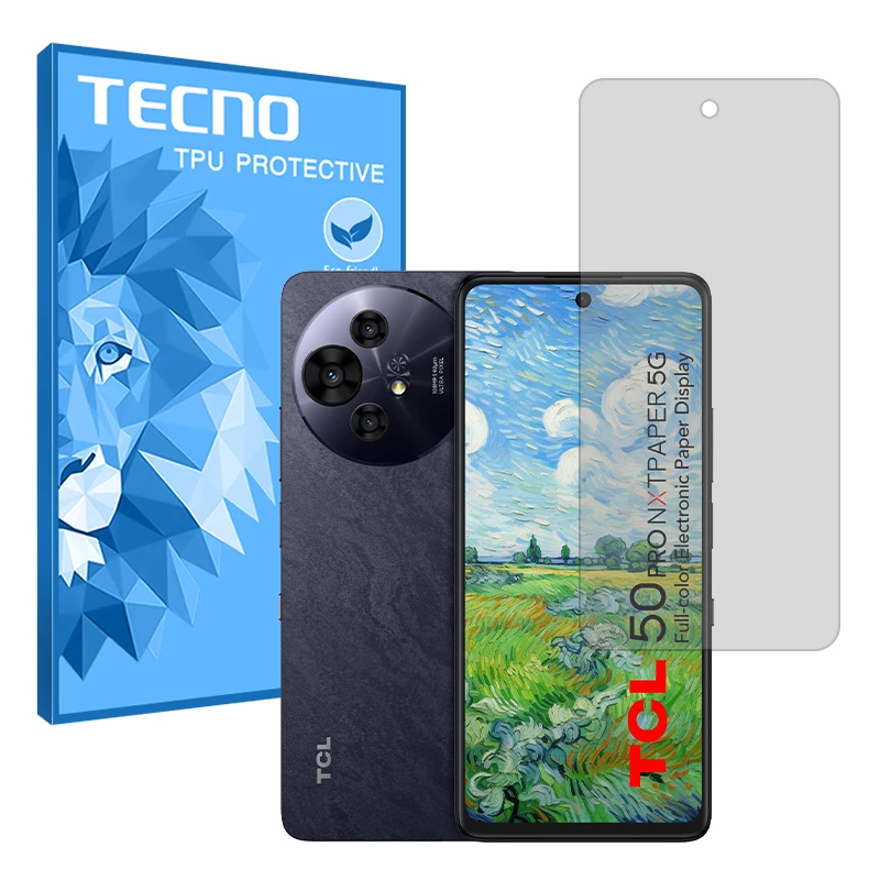 محافظ صفحه نمایش شفاف تکنو مدل Resistant مناسب برای گوشی موبایل تی سی ال 50 Pro NxtPaper 5G