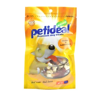 غذای تشویقی سگ پتی دیل مدل Chicken and Calcium Bone وزن 100 گرم