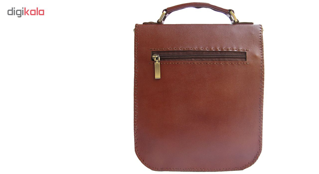 کیف اداری چرم طبیعی دستدوز مدل یونیک کد 005