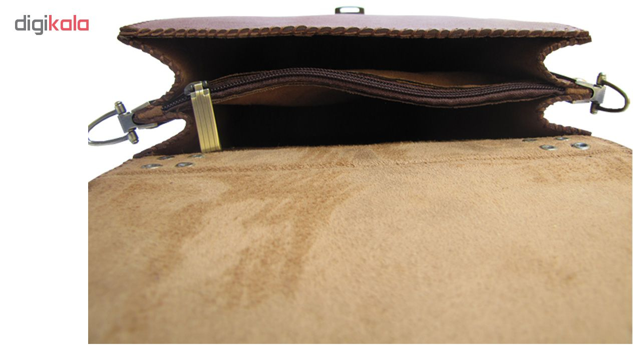 کیف اداری چرم طبیعی دستدوز مدل یونیک کد 005
