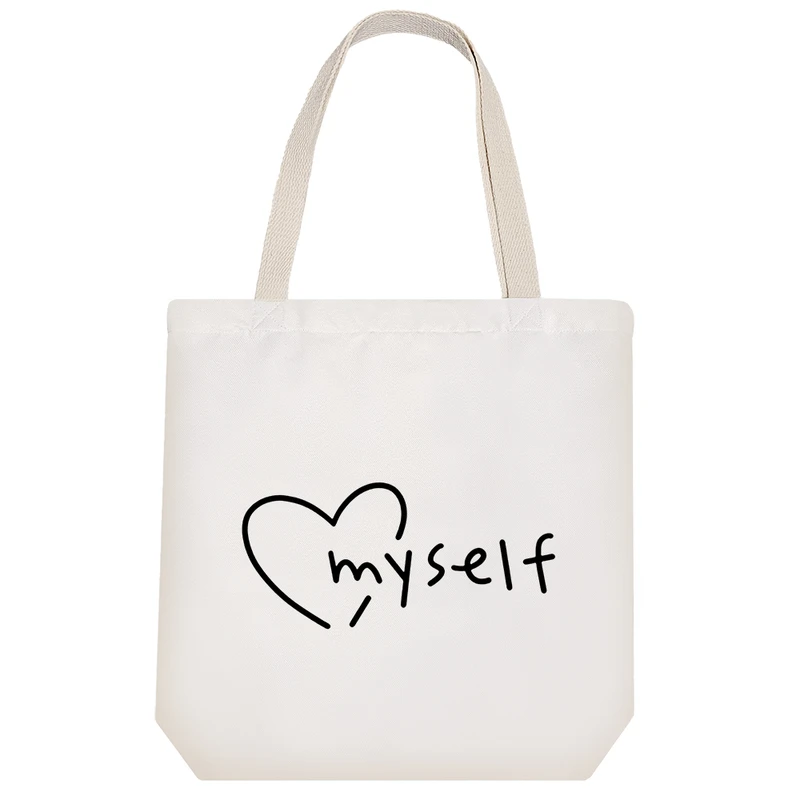 ساک خرید خندالو طرح خودت و دوست داشته باش کد H452