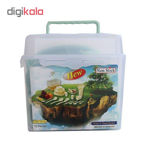 سبد پیک نیک 70 پارچه مدل new