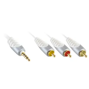 کابل تبدیل جک 3.5 میلی متری به A/V باندریج مدل SIP5302 به طول 2 متر