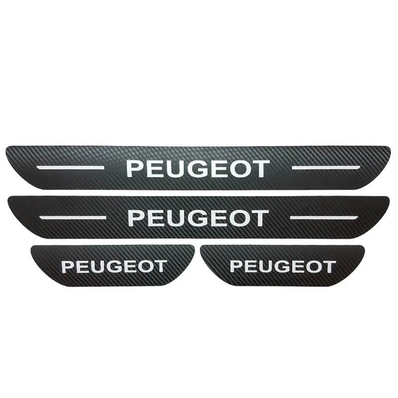 برچسب پارکابی خودرو طرح کربن مدل S137 مناسب برای پژو 206 و 207