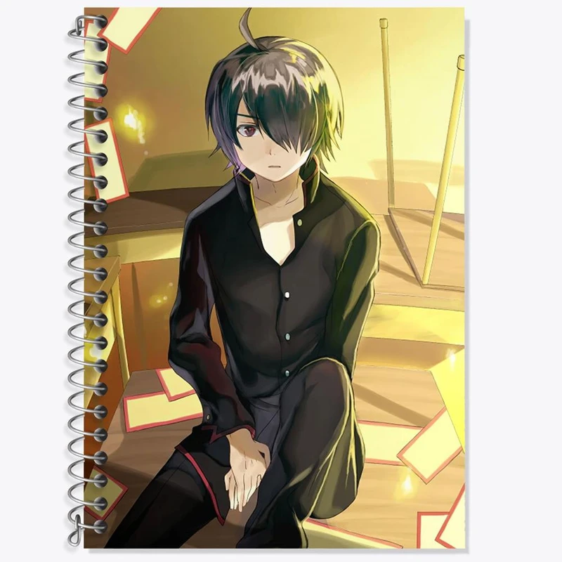 دفتر لغت 50 برگ خندالو مدل آراراگی کویومی انیمه مونوگاتاری کد 16169