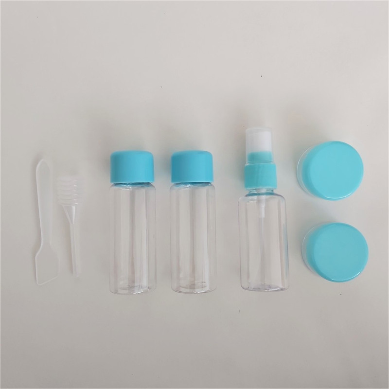 بطری و محفظه کرم مسافرتی کد 0225 بسته 7 عددی