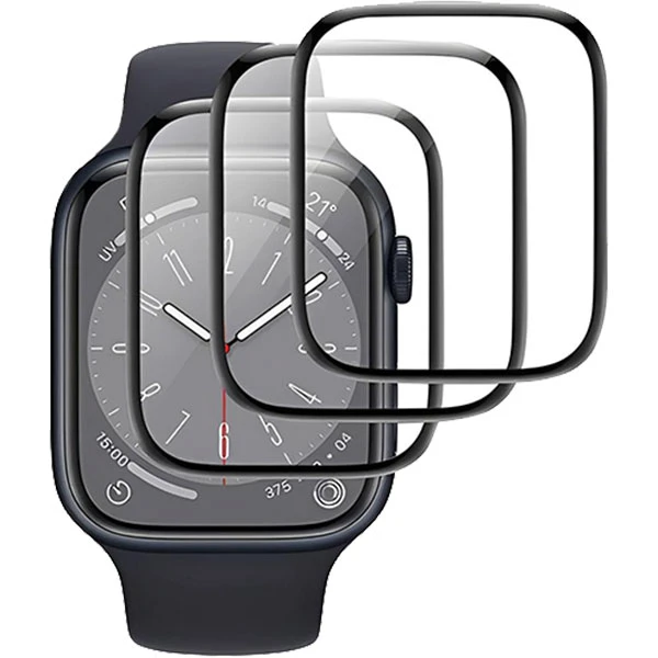 محافظ صفحه نمایش مسیر مدل PMMA مناسب برای اپل واچ سایز 40 میلی‌متری سری 6 مجموعه چهار عددی