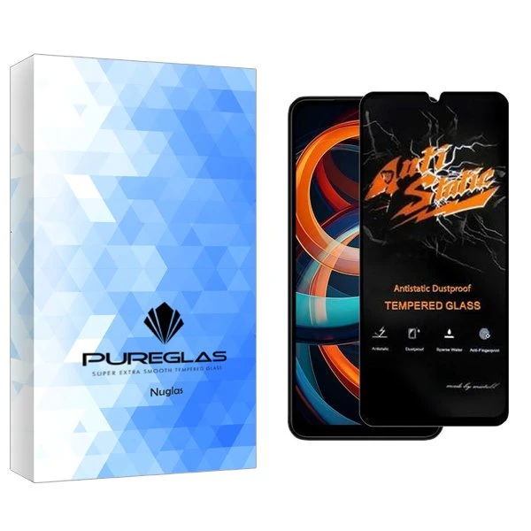 محافظ صفحه نمایش پیور گلس مدل NueGlas Antistatic مناسب برای گوشی موبایل شیائومی Redmi A3