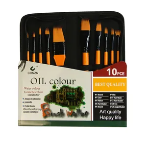 قلم مو کونزن مدل brushset کد 0010e مجموعه 10عددی