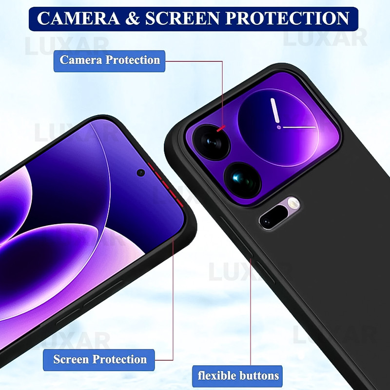 کاور لوکسار مدل 17promax -silicone10 مناسب برای گوشی موبایل شیائومی 17 Pro Max