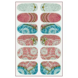 استیکر طراحی ناخن مدل ژله ای کد J73
