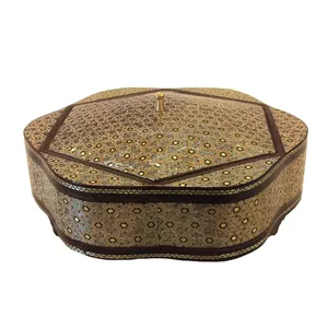 شکلات خوری خاتم لوح هنر طرح گل کد 1054