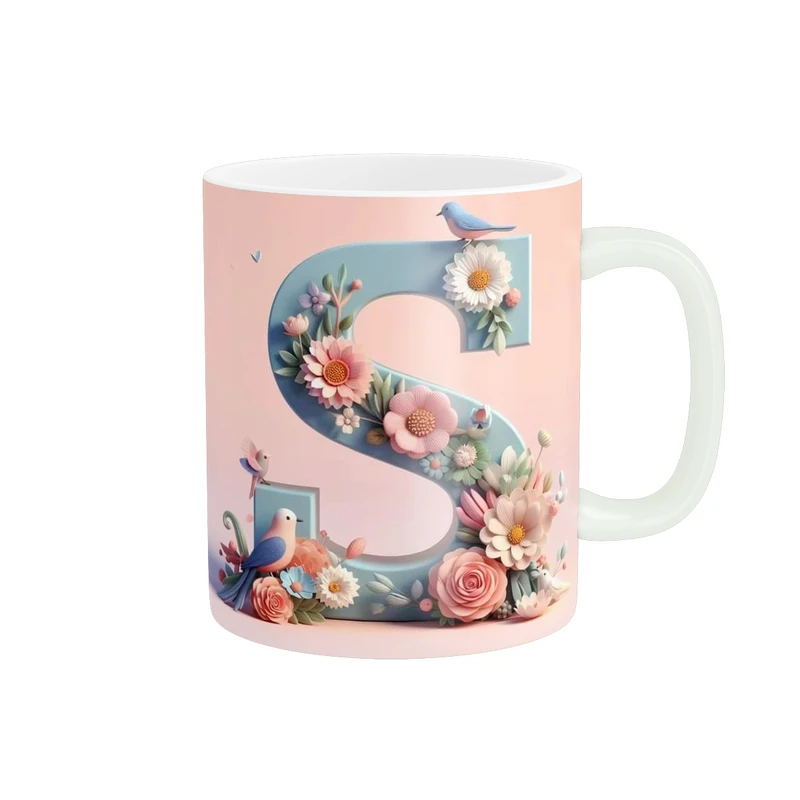 ماگ پادآفرین طرح حرف اس کد 362
