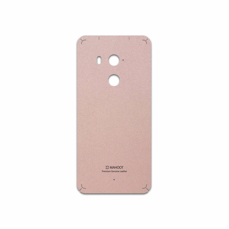 برچسب پوششی ماهوت مدل Rose Gold Leather مناسب برای گوشی موبایل اچ تی سی U11 Plus