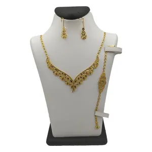 ست طلا 18 عیار زنانه مدل بند اشکی