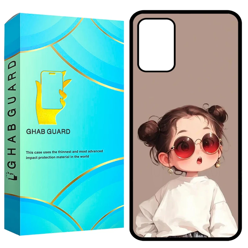 کاور قاب گارد طرح دختر مدل GCHPA324 مناسب برای گوشی موبایل سامسونگ Galaxy A32 4G